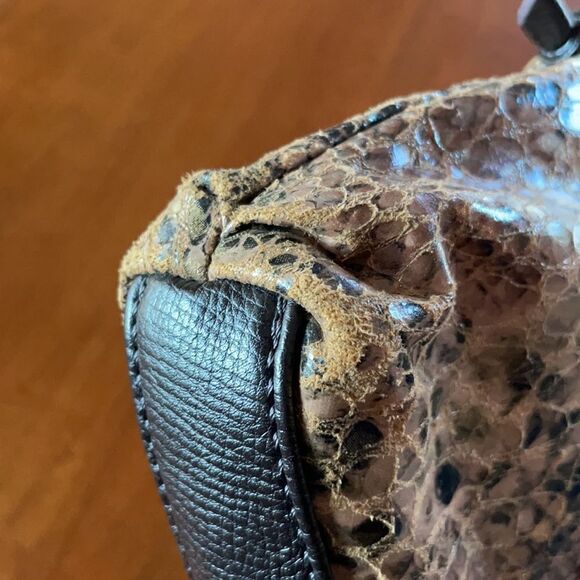 Falchi by Falchi Faux Snakeskin Purse - Picture 8 of 8